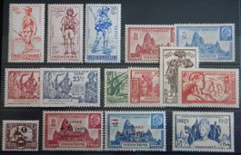 Französisch-Indochina ex. Kat. 220-342 * 1936/44