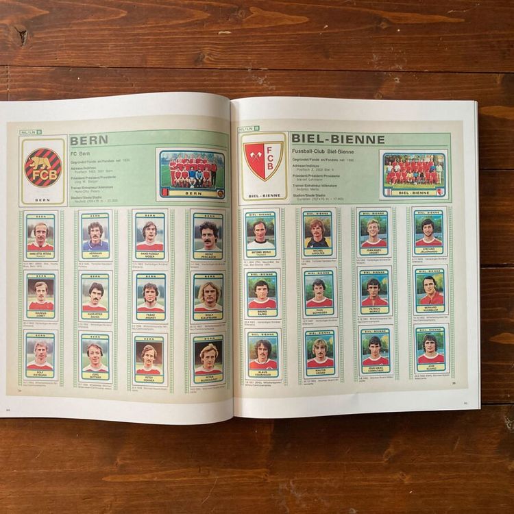 Gesichter Der Nationalliga / Schweiz Panini-Kollektion (neu) | Kaufen ...