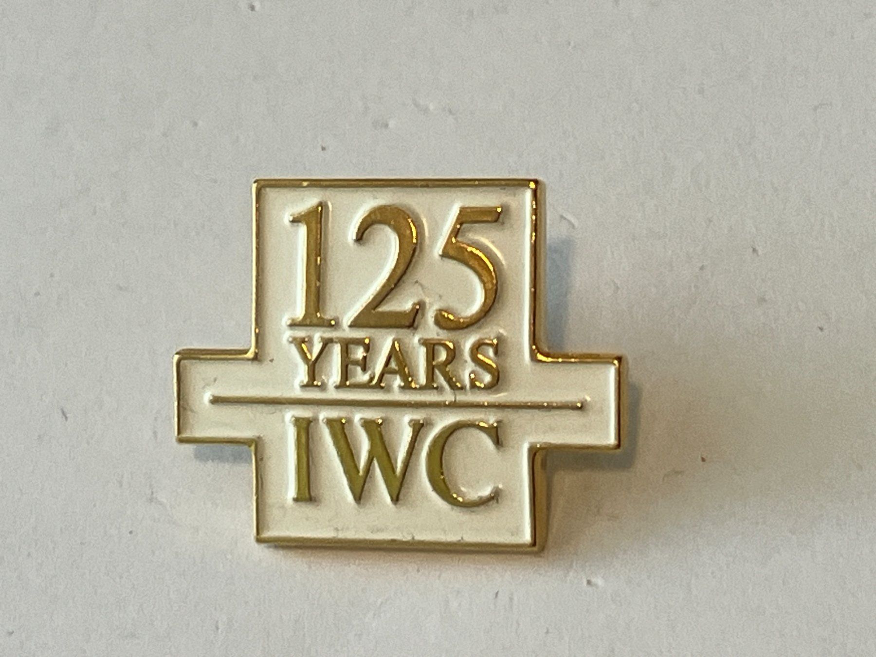 Placchette & Badge: 1 Pin IWC 125 Years – Usato da Basel venduto da djwwpp
