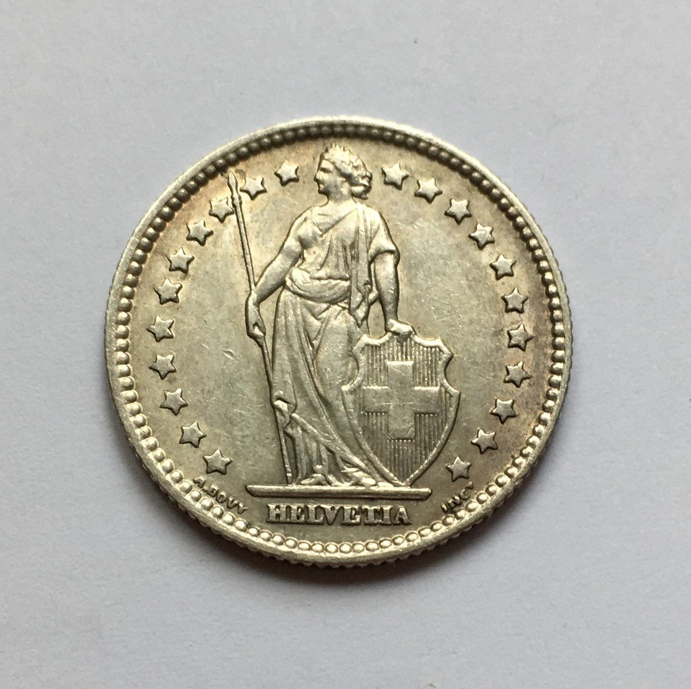 Tutti le monete: 1912 1 Franken vz+ – Usato da Kirchberg SG venduto da Zenhad69 1