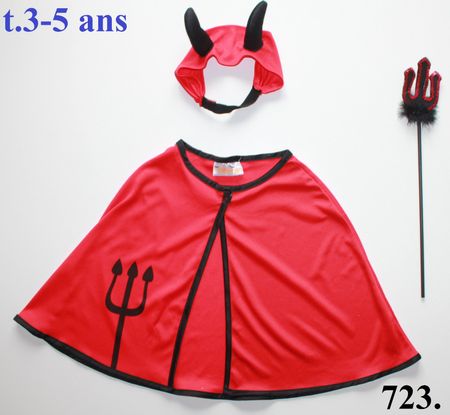 Costume diable / Teufel t. 3 - 5 ans