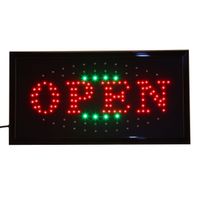 LED Open Leuchtreklamen Hotel Café