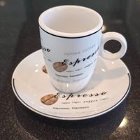 Espressotasse mit Unterteller, 4 Sets