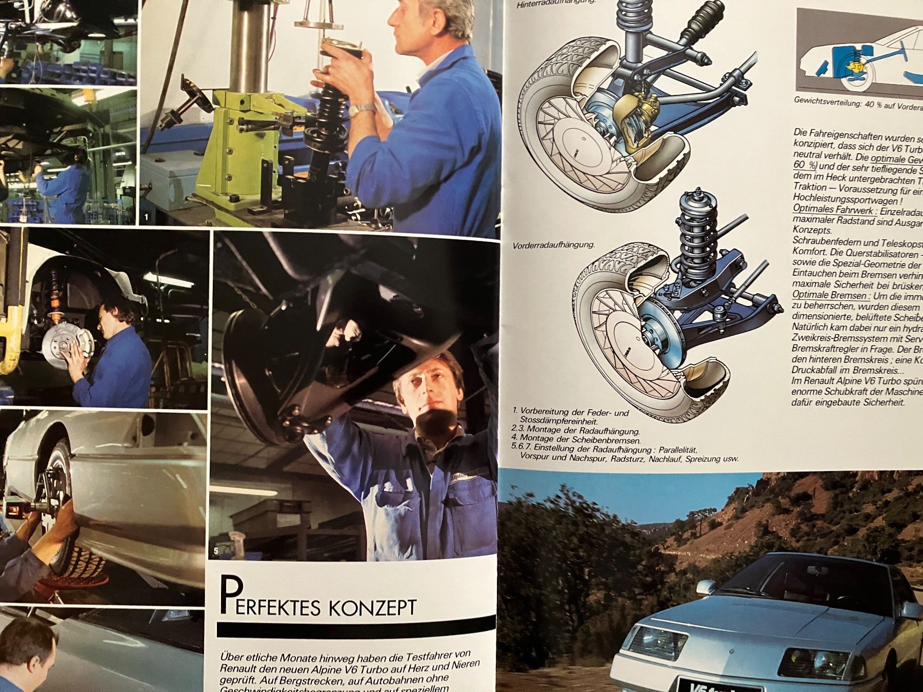 Renault Autos: Renault Alpine V6 Turbo - Original Prospekt – Neu (gemäss Beschreibung) aus Malans GR von Chueche427 8
