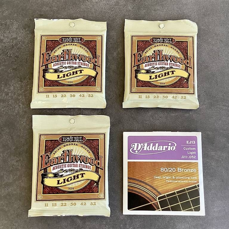 Musikinstrumente: Acoustic Guitar Strings 4 Sets – Neu und originalverpackt aus Känerkinden von Draco21sc