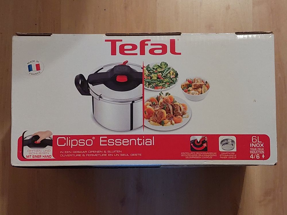 Dampfkochtopf Tefal Clipso Essential 6 Liter Kaufen auf Ricardo