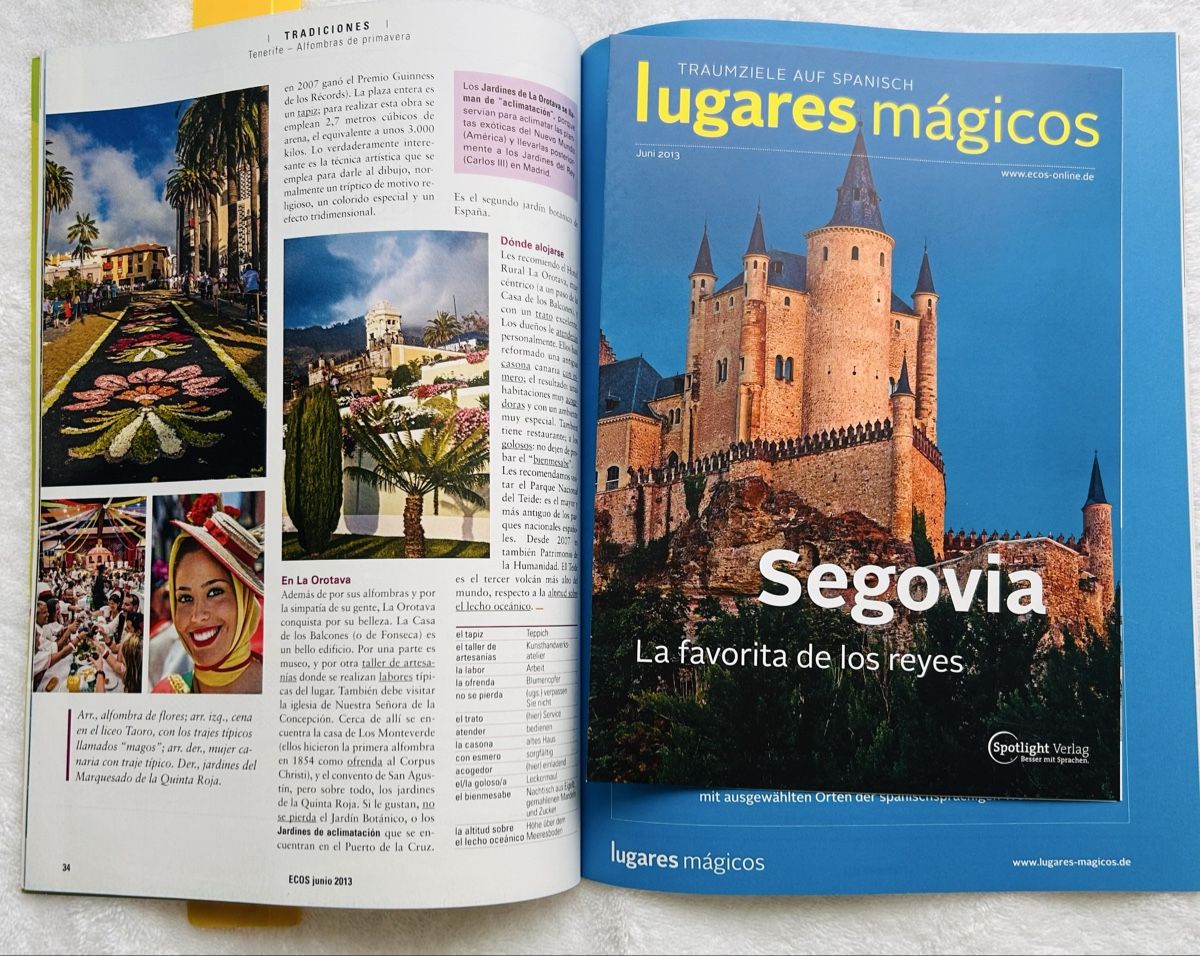 Riviste & Magazine: ECOS Spanisch Zeitschrift - Spanisch lernen! – Nuovo (secondo la descrizione) da Luzern venduto da Pascualito 1