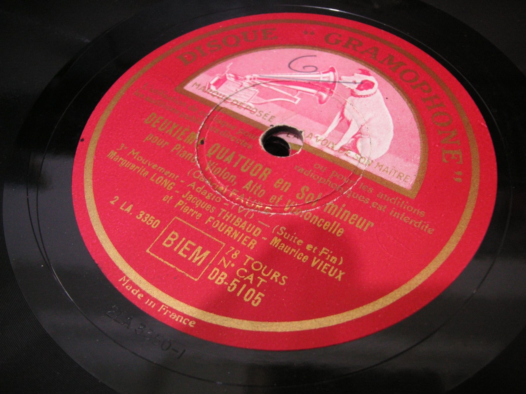 Schallplatten: DISQUES 78 TOURS – Gebraucht aus Lausanne von Leag 3
