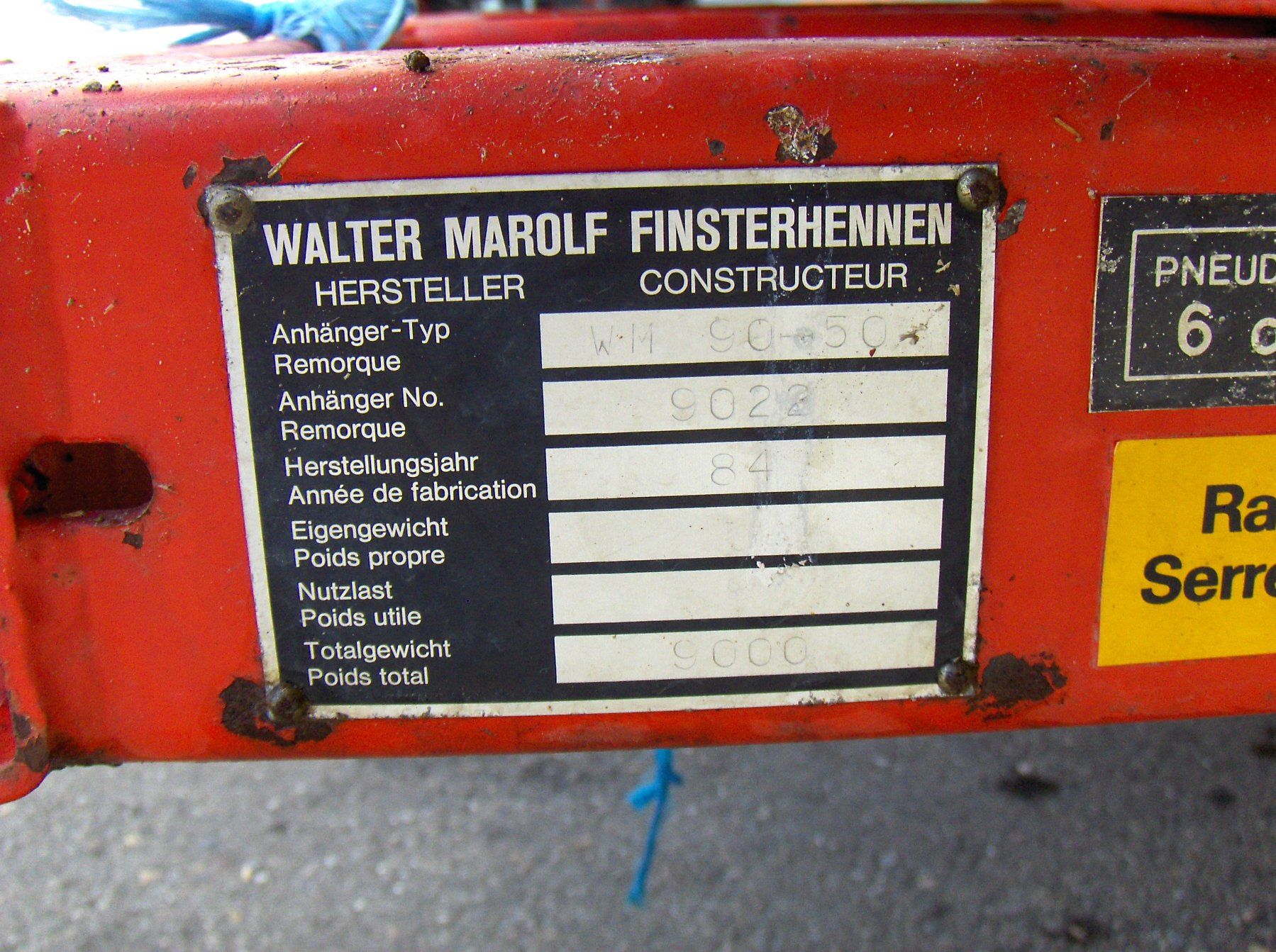Marolf Remorques: Marolf  2 Achs Wagen – D'occasion à Hagenbuch ZH par Staubhagenbuch 4