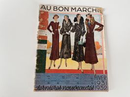 Katalog antik AU BON MARCHÉ Mode Winter 1931 1932 Original