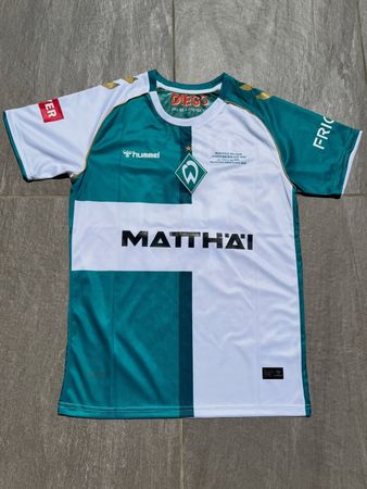 Werder Bremen Home 2025, Hummel, “Obrigado Diego”, limited