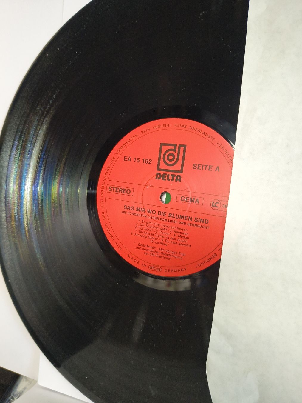 Vinyles: Schallplatte Sag mir wo die Blumen sind  – D'occasion à St. Gallen par Bir_Rer 2