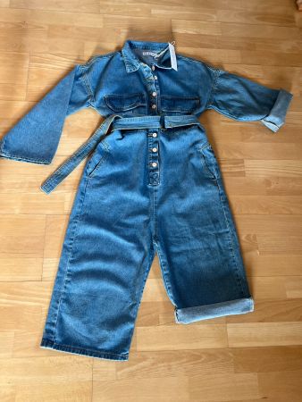 by clara Paris Jeans Jumpsuit (Shorts) in Gr. S, NEU