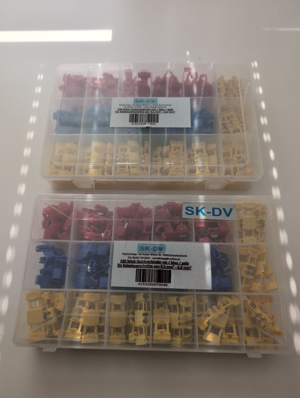 Elektronikbauteile: SK-DV Quickverbinder Set 0.5 - 6mm² – Gebraucht aus Häfelfingen von ben_ckr7