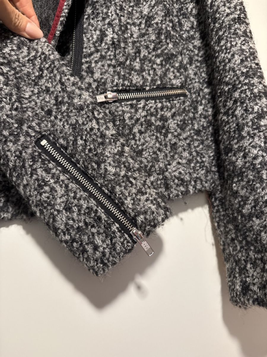 Next Giacche: Next Grey Biker Jacket, Size 8, ladies - great cond! – Usato da Oberglatt ZH venduto da Sale12 2