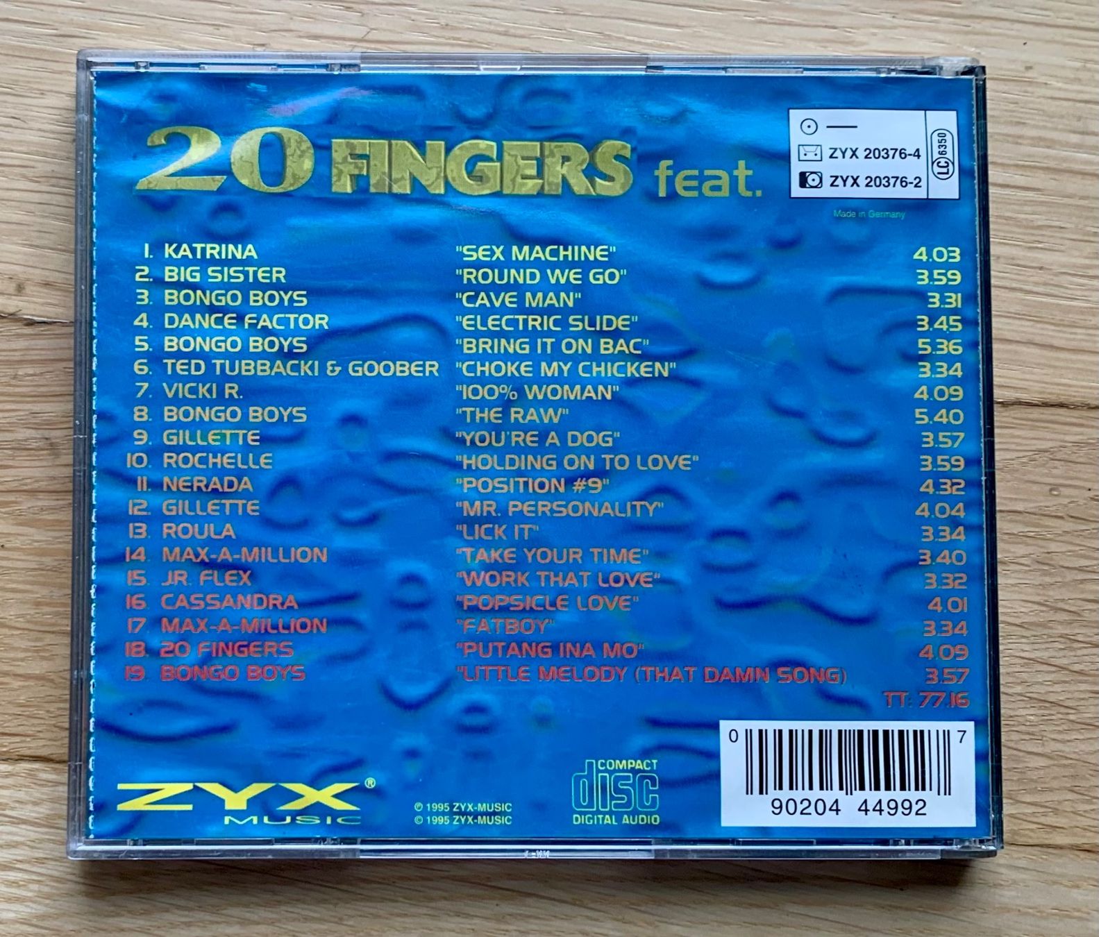 CD: 20 Fingers – Usato da Zürich venduto da Fieber 2