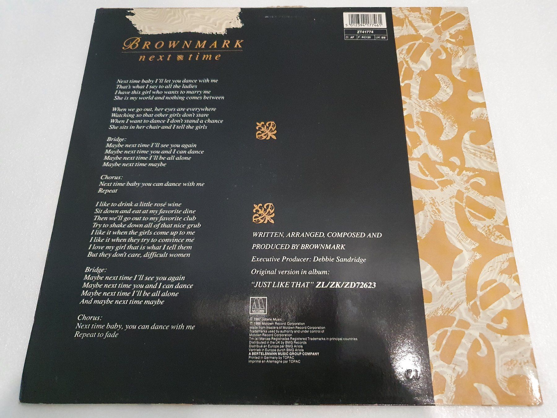 Dischi in vinile: Brownmark – Next Time – Usato da Uster venduto da Vinyl-Leidenschaft 1