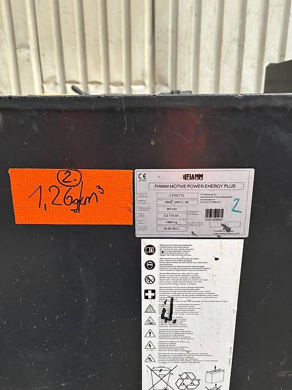 Caricatori & Batterie: 1x  80V 5PzS 775Ah Staplerbatterie – Usato da Würenlingen venduto da oxh_7pf6