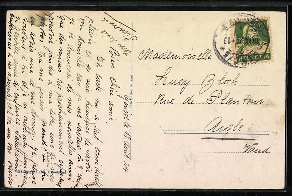Cartoline postali: Genève, Jonction du Rhone et de l'Arve – Usato da Berlin venduto da bartko-reher 1