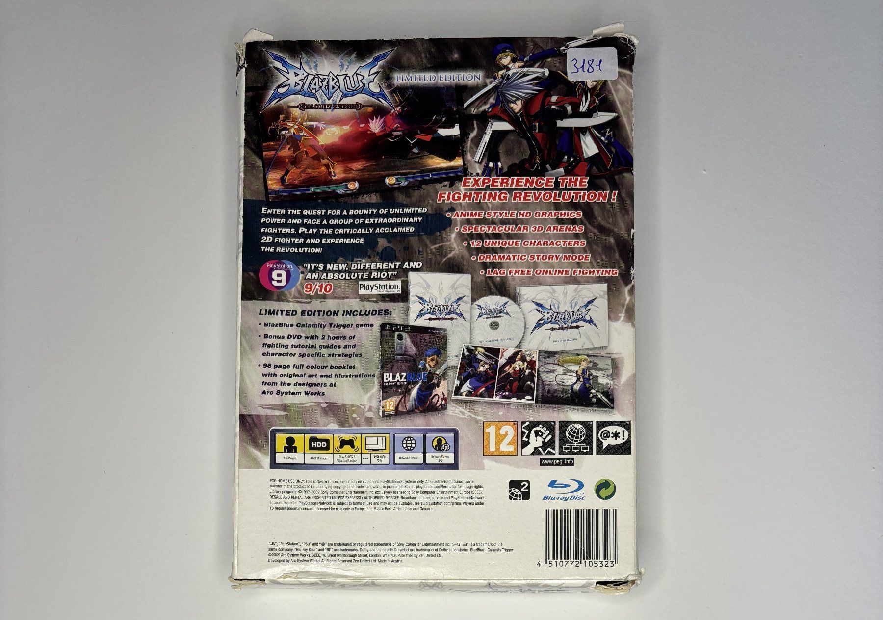 Giochi: PS3 - BlazBlue: Calamity Trigger - Limited Edition – Usato da Allschwil venduto da Bullach 1
