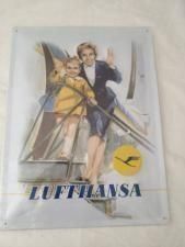 Insegne: Bild Lufthansa aus Blech – Nuovo (secondo la descrizione) da Brügg BE venduto da rutschimedizin