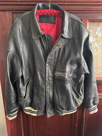 Leder Bomberjacke