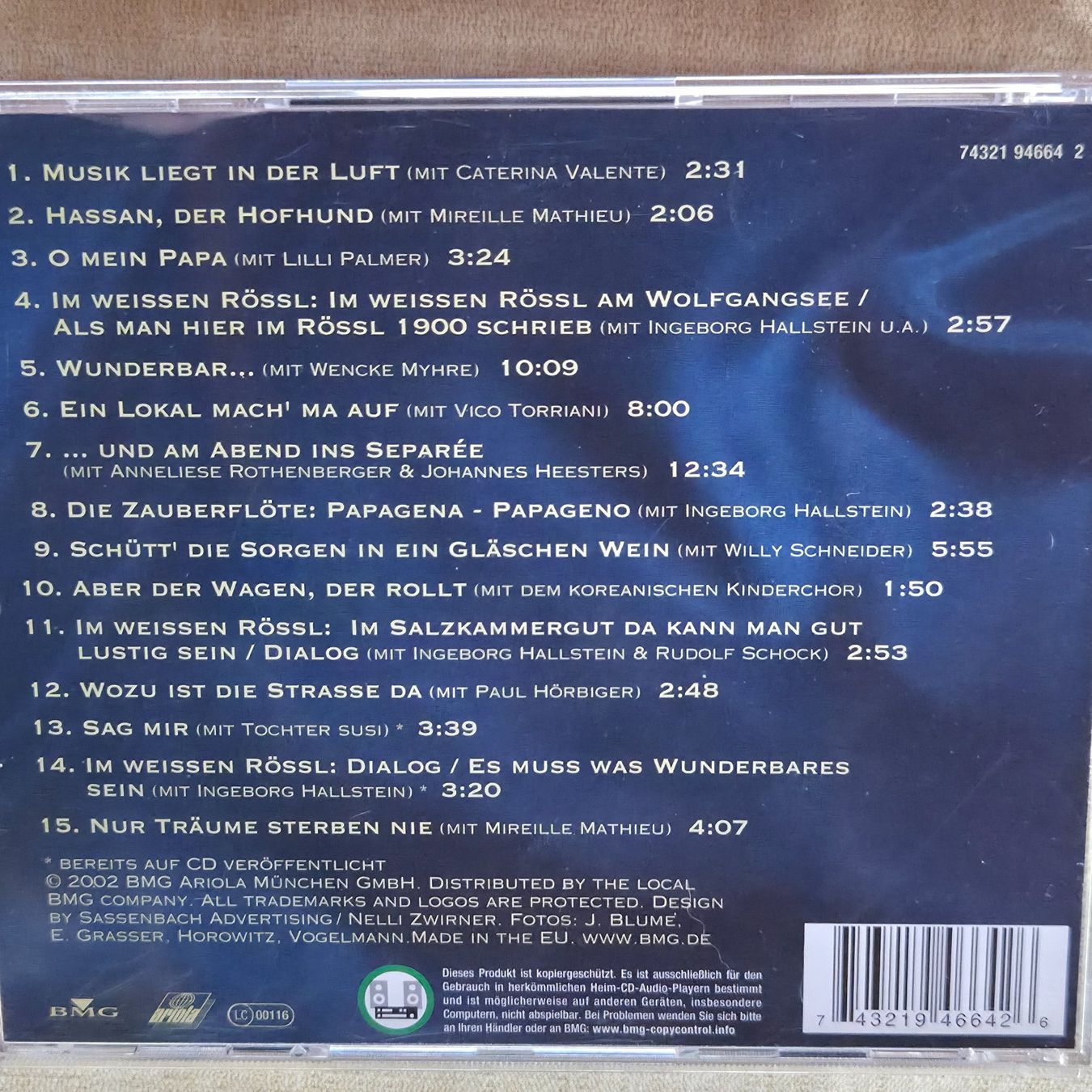 CDs: Peter Alexander die schönsten Duette – Gebraucht aus Dintikon von Vexi 1