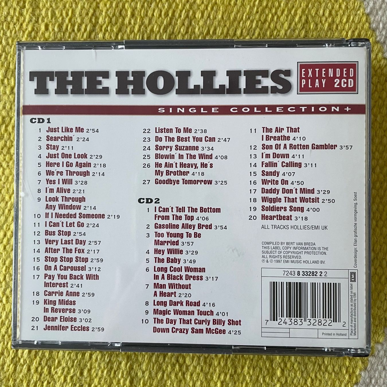 CD: THE HOLLIES-2CD SINGLE COLLECTION – Usato da Rorschacherberg venduto da CD-Roli 1