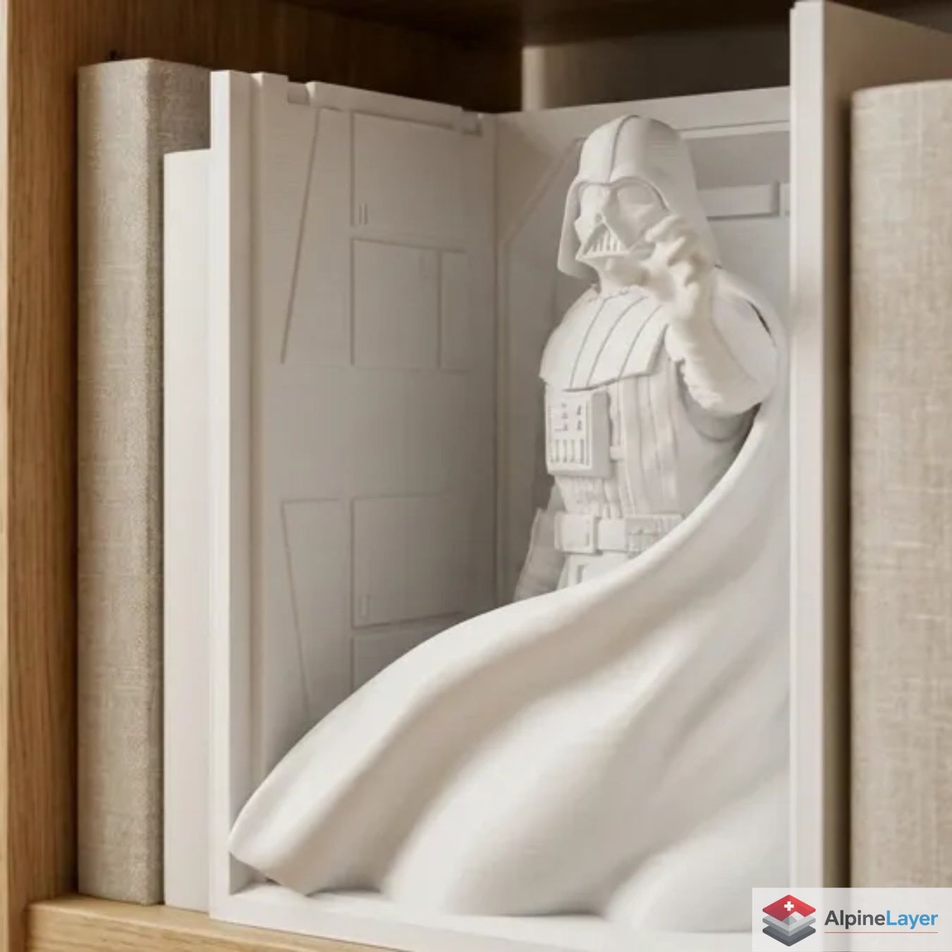 Tutte le decorazioni: Darth Vader Book Nook – Sci-Fi Shelf Insert - 3D Printed – Nuovo (secondo la descrizione) da Losone venduto da AlpineLayer