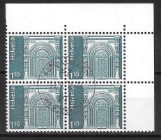 Viererblock 535 gestempelt Luzern Wertzeichen 11.9.1978