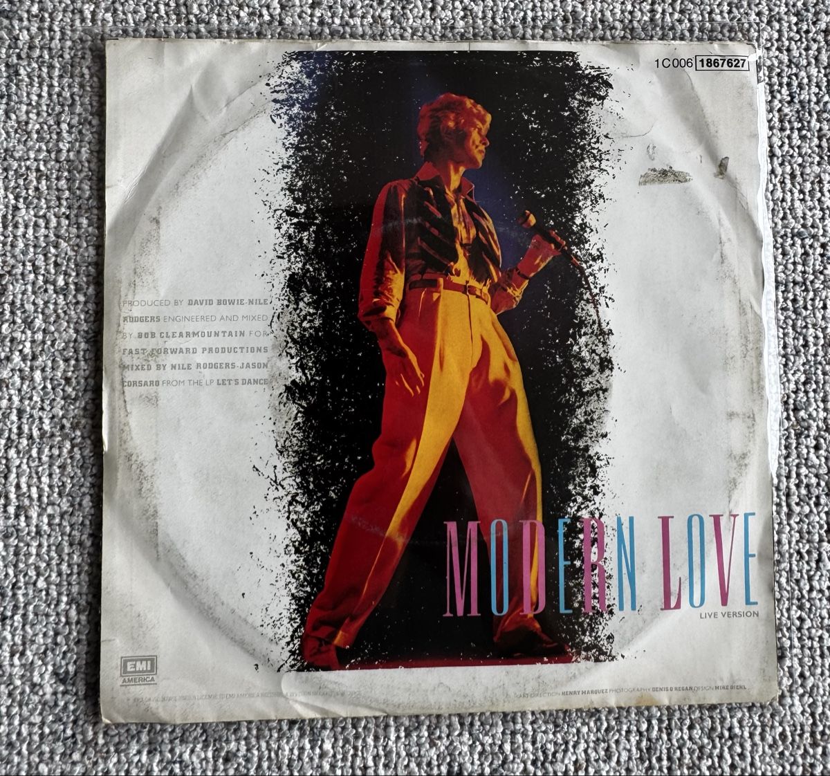 Dischi in vinile: David Bowie - Modern Love - 7" Single - 80s – Usato da Rorbas venduto da BlackstarRecords 1