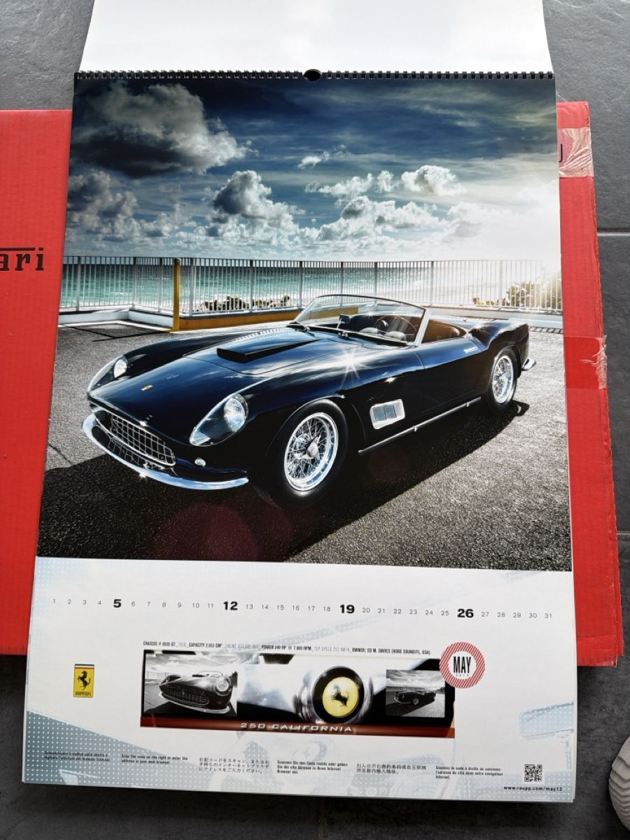 Ferrari Kalender: Original Ferrari Kalender 2013 – Gebraucht aus Wolfwil von Rolex1 5