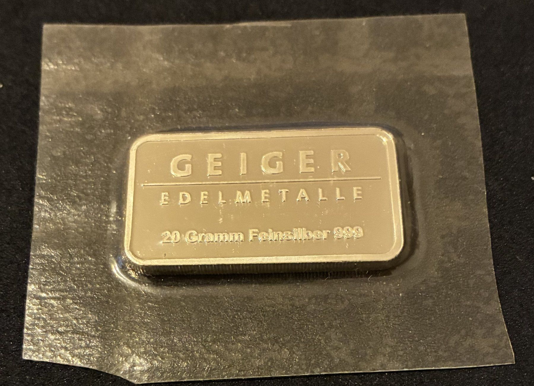 Métaux précieux: 20g Geiger 999er Silber Barre – D'occasion à Köniz par Habenix 2