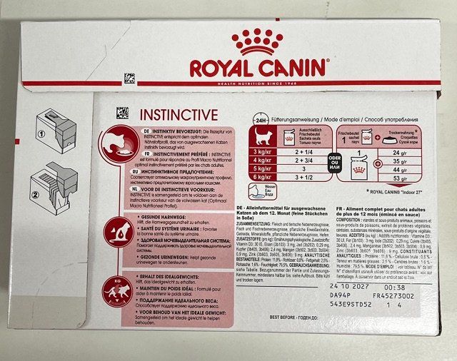 Royal Canin Mangimi: Royal Canin Instinctive in Sosse Katzenfutter – Usato da Veltheim AG venduto da rolo71 1