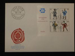 INTERNABA 1974 FDC 29.01.1974