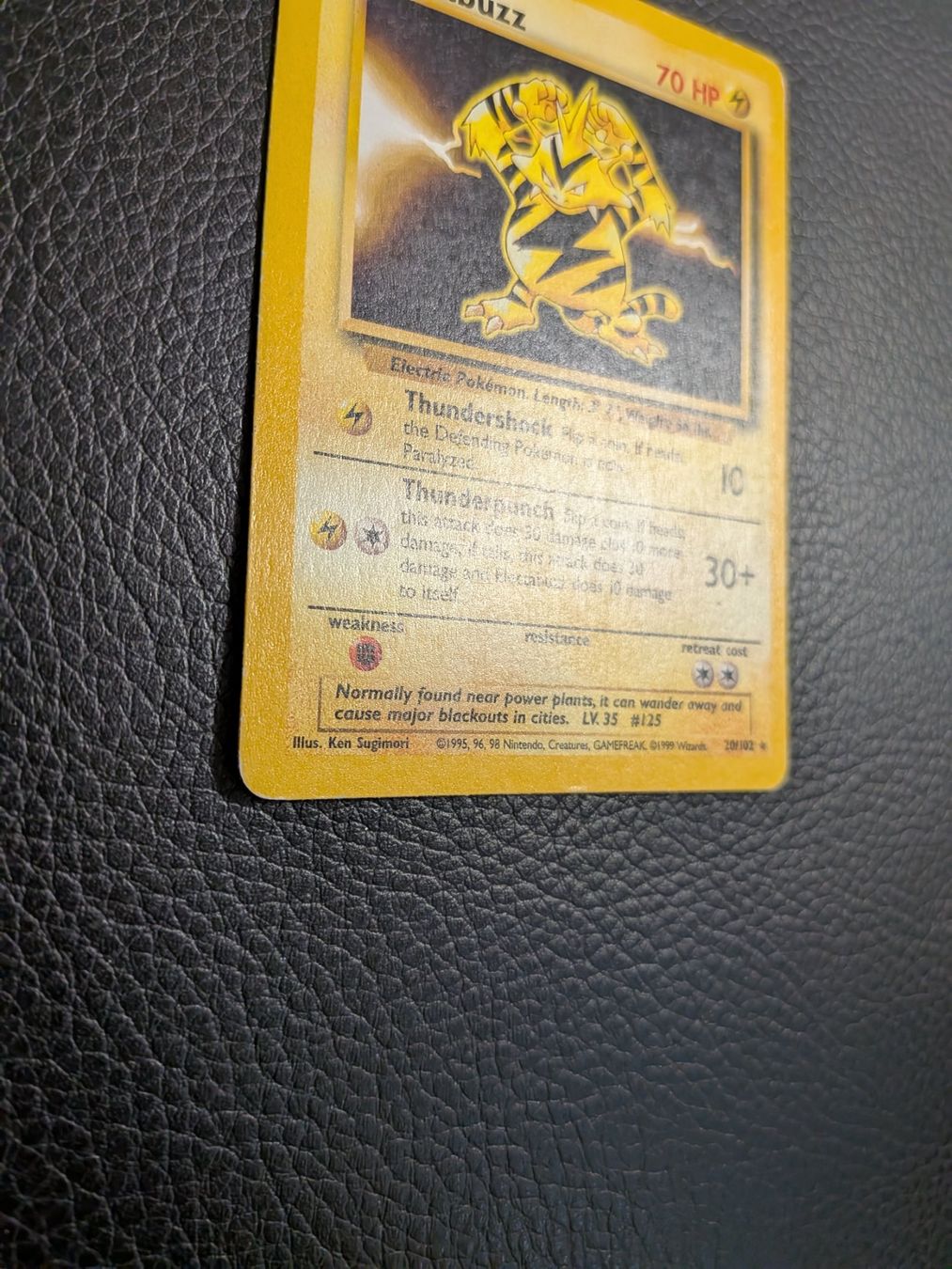 Pokémon Sammelbilder & Trading cards: 1999 Base Set Electabuzz rare 20/102 Ab 1 – Gebraucht aus Paradiso von Pkmn10 2