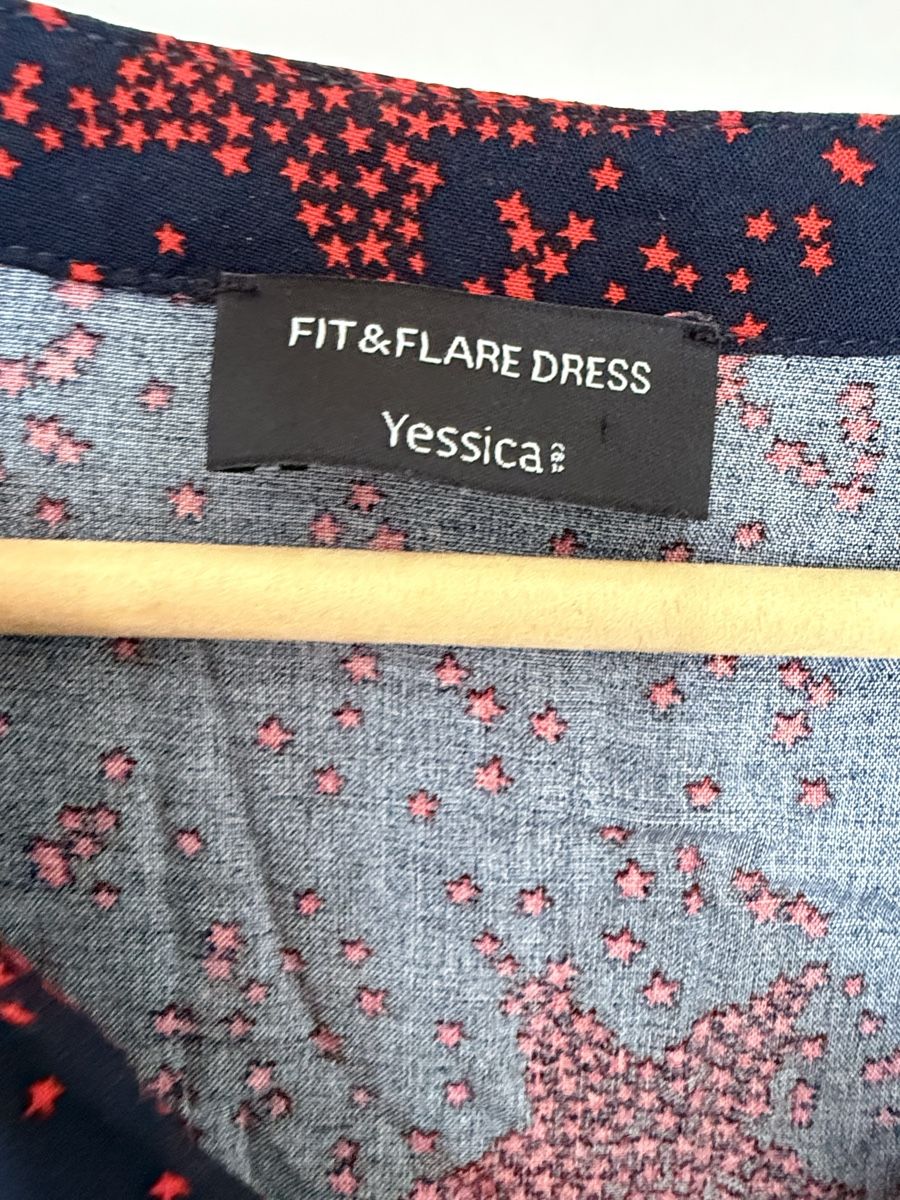 Vestiti: Damen Kleid Yessica Sternenmuster – Usato da Belp venduto da Lu96 1