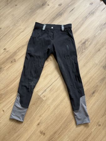 Reithose Felix Bühler schwarz Grösse D 38 guter Zustand