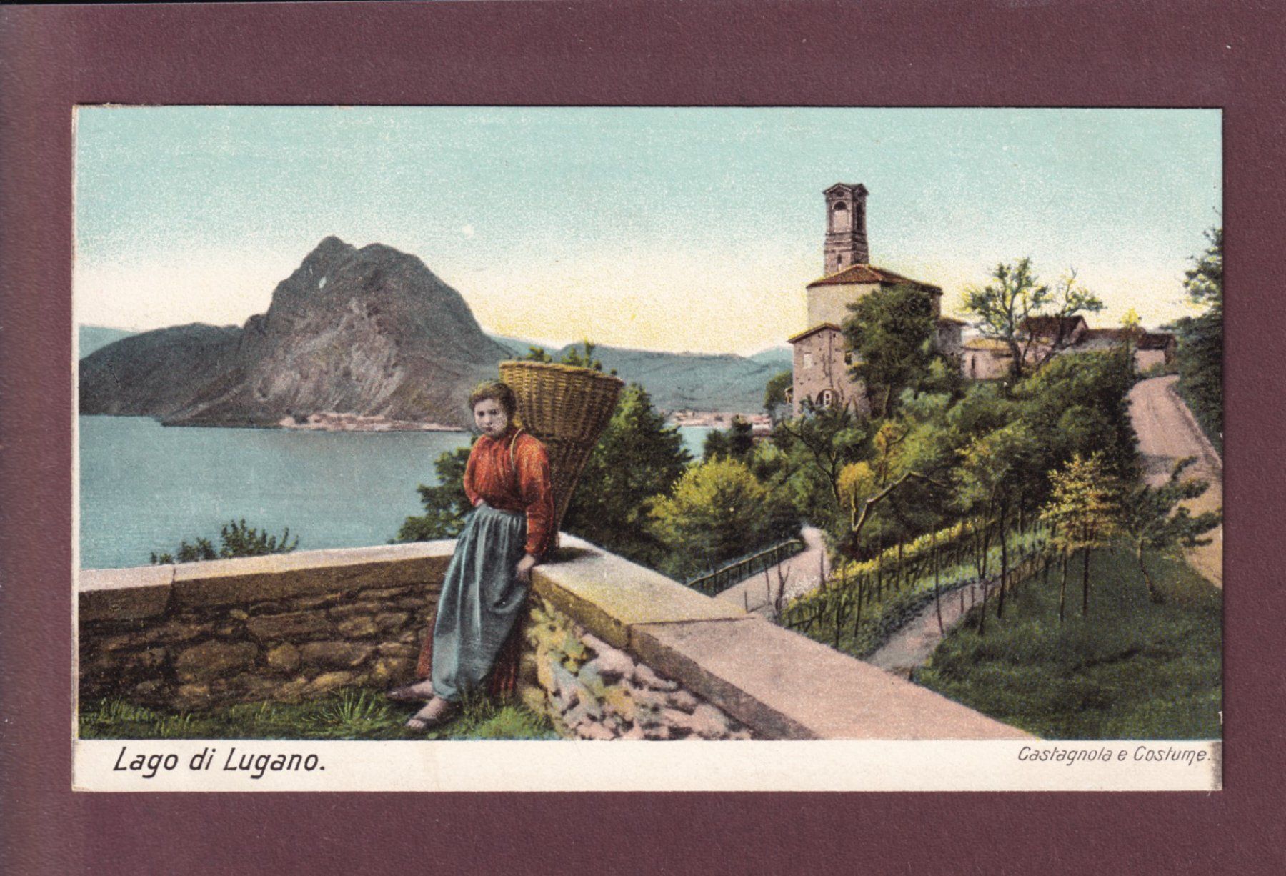 Cartes postales: CASTAGNOLA e Costume – D'occasion à Pully par nicecards