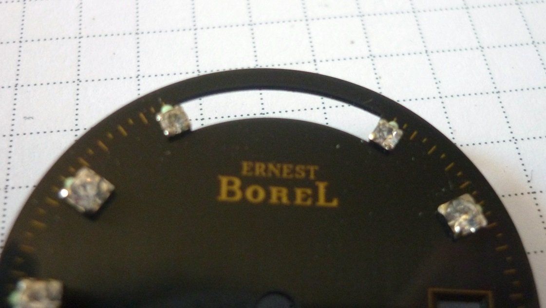 Orologi: Vintage ERNEST BOREL Automatic Zifferblatt - Black Dail – Usato da Adliswil venduto da di_hans 5