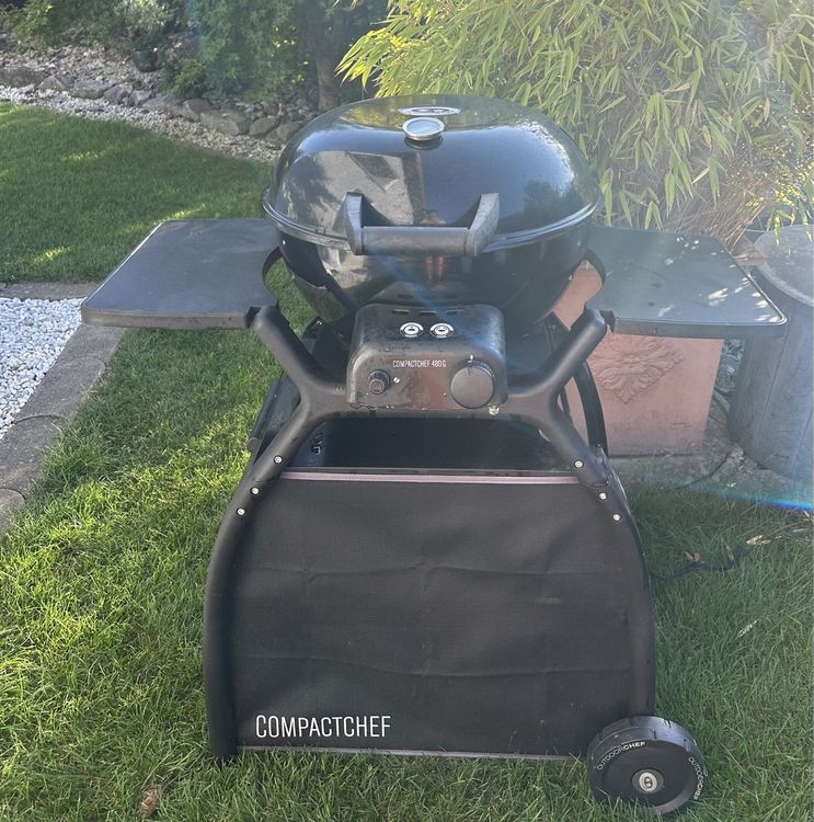 OUTDOORCHEF P-480 G Compactchef Gasgrill - Mit EASY FLIP Trichter