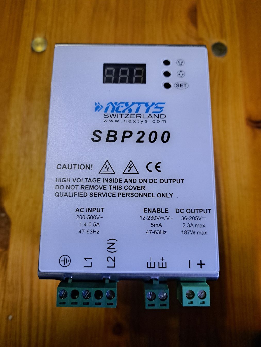 Componenti elettronici: Netzteil SPD200 NEXTYS AC/DC Wandler – Nuovo (secondo la descrizione) da Buttisholz venduto da REX001 1