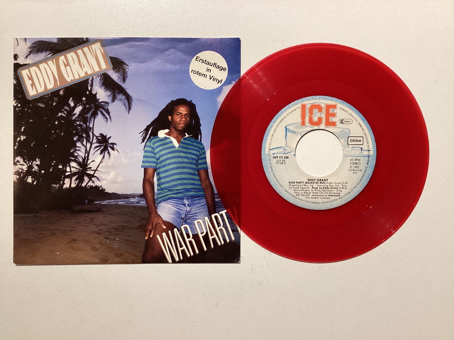 Dischi in vinile: Eddy Grant Single - War Party – Usato da Gutenswil venduto da Hamzian