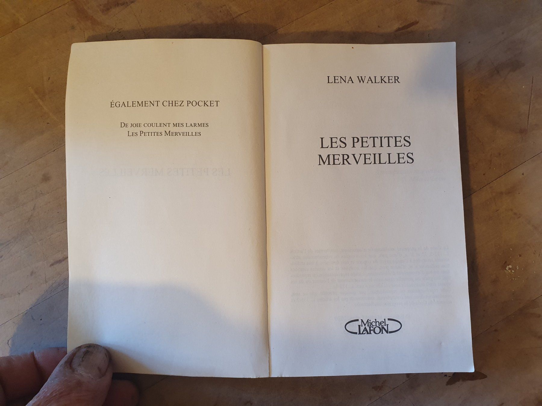 Bücher: Les Petites Merveilles - Lena Walker - Pocket – Gebraucht aus Zürich von loosebone 2