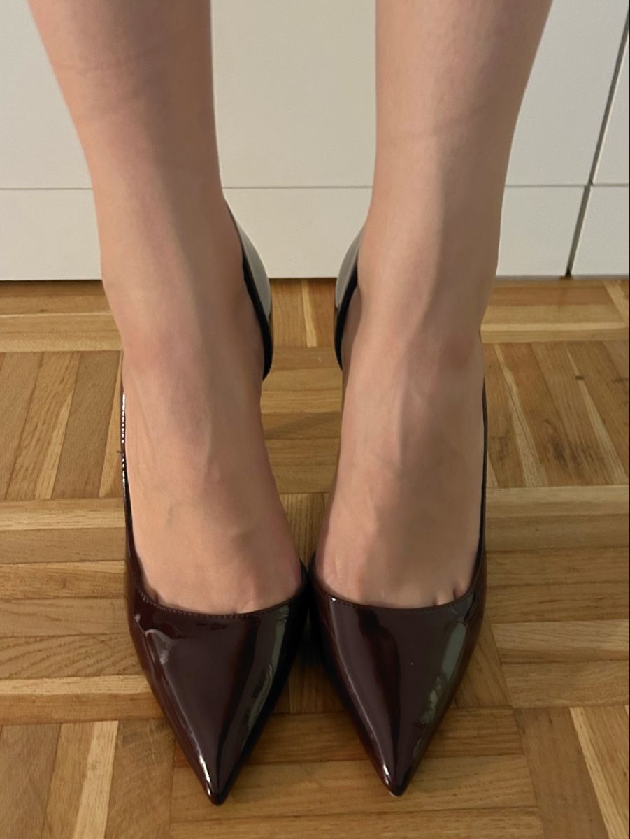 Mango Damenschuhe: Mango Pumps / High Heels Bordeaux Lack Gr. 40 – Neu (gemäss Beschreibung) aus Zürich von jes_dh7q 1