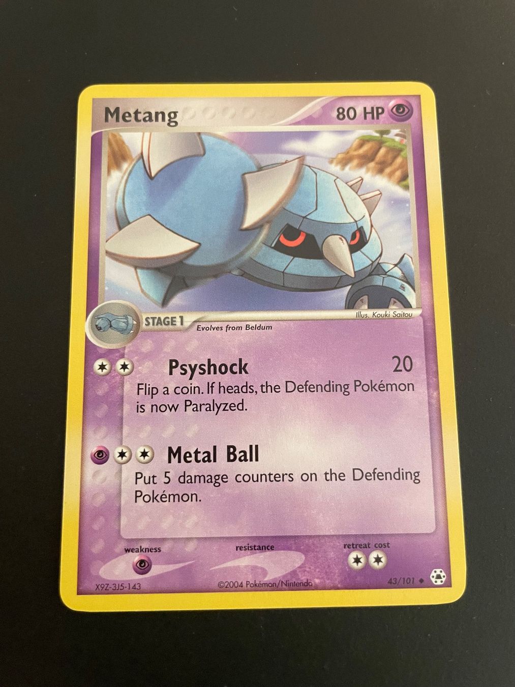 Pokémon Sammelbilder & Trading cards: Metang EX Hidden Legends 43/101 – Gebraucht aus Zürich von pokemon_cards