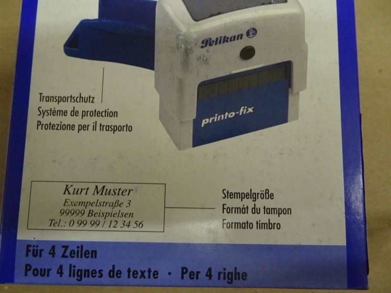 Timbri: Neuer Pelikan Stempelautomat – Nuovo e nell'imballaggio originale da Necker venduto da liq24 7