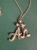 Disney Mickey Mouse Halskette mit Buchstabe A Anhänger, Top!