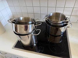 Kochtopfset, 3 töpfe für 20 CHF