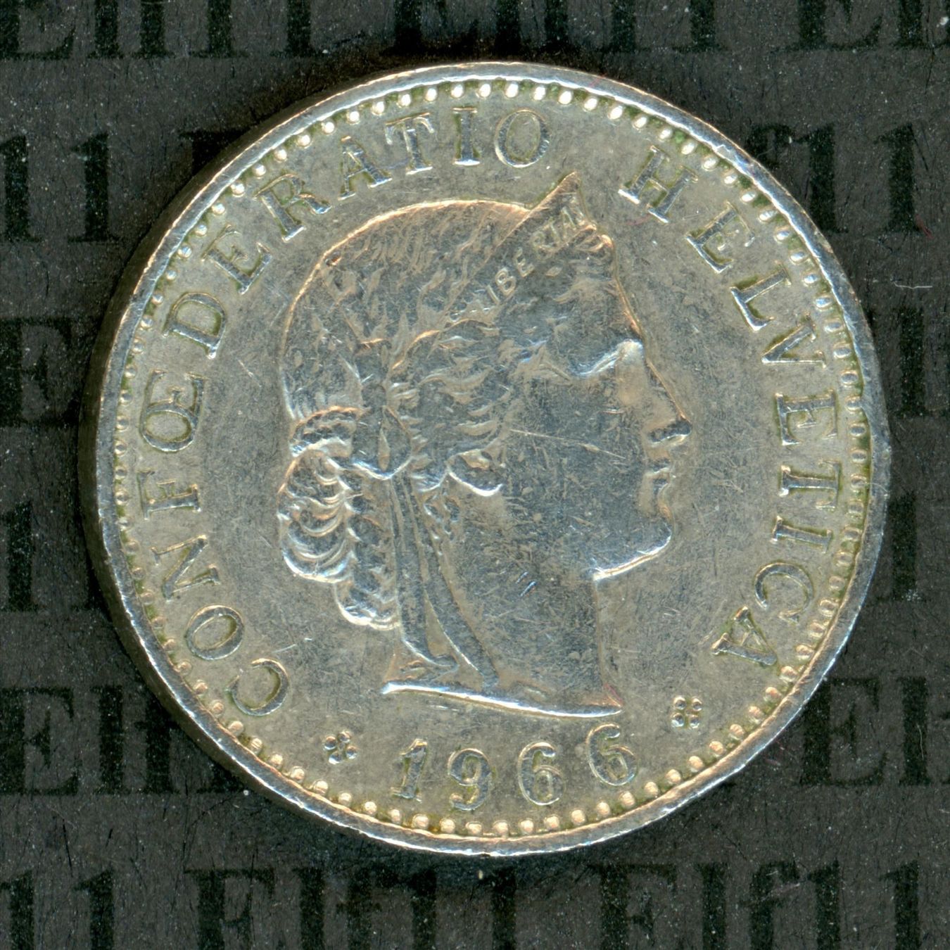 Tutti le monete: CHF___0.20 1966 -vz 20 Rappen – Usato da Widnau venduto da Elf11